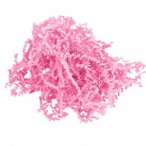 Ruban de papier froissé rose pour remplissage de boîtes cadeaux et décoration artisanale - Product Image 1