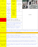 Kit Perbaikan DLT V0040 OEM Rotary Vane Vacuum Pump, Suku Cadang Mesin, Peralatan Industri Tekanan Rendah, Garansi 1 Tahun