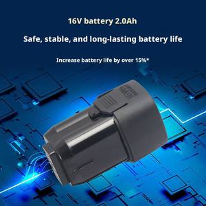 16V Fırçasız Akülü Mini Matkap 45N.m Kendinden Kilitlemeli Mandren Elektrikli Tornavida 20+1 Tork Ayarı 2 Hızlı Endüstriyel - Product Image 5