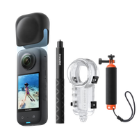 Insta360 X3 Dokunmatik Ekranlı Su Geçirmez FlowState Tek Lensli Panoramik Mini Aksiyon Kamerası, Vlog Yapımcıları İçin Tasarlandı