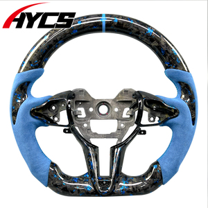 Volante in Fibra di Carbonio Forgiata LED RPM Personalizzato con Riscaldamento per Hyundai Elantra N I30N I20N Veloster N <span class=keywords><strong>Kona</strong></span> N Accessori Auto - Product Image 1