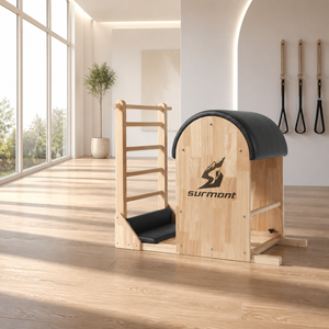 Barril <span class=keywords><strong>de</strong></span> Pilates <span class=keywords><strong>de</strong></span> Madera Ajustable <span class=keywords><strong>de</strong></span> Alta Calidad, Marca VOG, Modelo V-PL008, para Estudio <span class=keywords><strong>de</strong></span> Yoga - Product Image 2