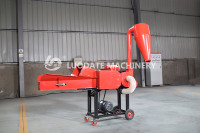 LUODATE Machine agricole à bon prix Machine à couper les paillettes d'herbe Machine à couper les paillettes de blé, maïs, soja pour l'alimentation animale