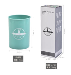 12 قطعة سيليكون مع مقبض خشبي شحن سريع تسعة ألوان اختيارية JY9997 - Product Image 6