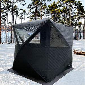 Tente de sauna moderne innovante Warmfire Factory, tissu Oxford imperméable pour la rétention de la chaleur et la pêche sur glace, prix de gros bon marché - Product Image 6