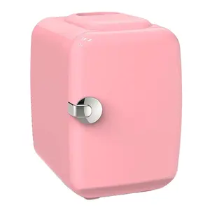 hot sale portable home hotel room use small cute 4L capacity cosmetic cans cooler mini fridge