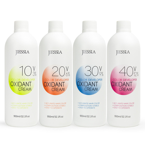 1000ml de alta calidad personalizado salón profesional uso bajo en amoníaco 10 20 30 40 Vol tinte desarrollador de Color peróxido crema oxidante para el cabello - Product Image 1