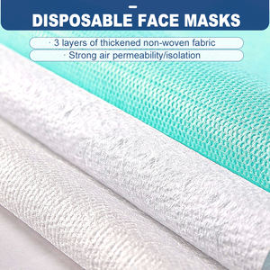 Masker Bedah Dokter Hubei Haixin PPE, Masker Anti Debu Makanan Non-Woven, Masker Sekali Pakai dengan Tali Telinga, Masker 3 Lapis Grosir - Product Image 3