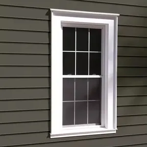 Upvc elektrikli çift sürme pencereler pencere ızgara tasarımı ve üstten açılır pencere bağlantısı: mimari ihtişamı
