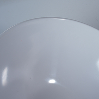 Bol de riz en plastique rond blanc de 7.6 ''en gros bon marché Japon Vaisselle de style mélamine Utilisation de restaurant Vaisselle incassable stockée