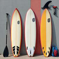 Planche de paddle gonflable en PVC/EVA pour niveau expert, unisexe, pour le surf en eaux océaniques et les jeux aquatiques