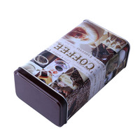 Vente en gros Boîtes à thé et café rectangulaires spéciales chinoises Boîte cadeau en fer blanc avec couvercles