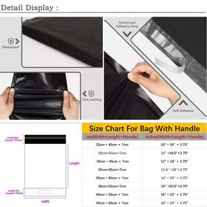 Sobres de Correo de Polietileno Impresos Personalizados para Comercio Electrónico, Impermeables, Autosellables, para Envíos Express, Bolsas de 2 Mil Biodegradables para Ropa de Boutique - Product Image 6