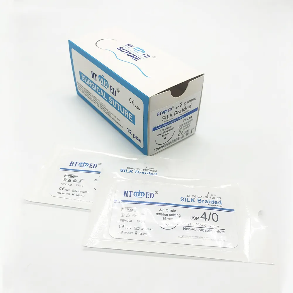 Silk training kit suturing for the practice of surgical suture with CE& ISO