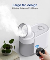 Diffuseur d'huiles essentielles électrique 2026, humidificateur ultrasonique 4,5 L à brume froide, buse rotative à 360°, pour maison et hôtel (support français)