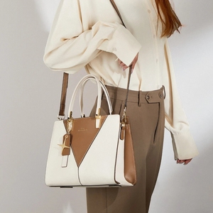 Bolso Tote de Cuero Elegante Personalizado de Fabricante <span class=keywords><strong>con</strong></span> 20 Años de Experiencia, Bolso de Mano de Cuero Genuino para Mujer Madura, Bolso Elegante <span class=keywords><strong>con</strong></span> Solapa - Product Image 3