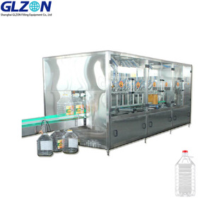 <span class=keywords><strong>Ligne</strong></span> de remplissage de bouteilles d'huile végétale/animale de haute précision entièrement automatique - Product Image 1