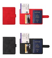 Porta Pasaportes Personalizado de Cuero Genuino Premium, Regalo de Lujo para Padrinos de Boda, Cartera de Viaje Personalizada, Funda Vintage Hecha a Mano