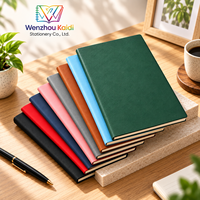 Carnet de notes personnalisé en cuir PU mat A5 avec logo, journal intime promotionnel multicolore pour entreprise, vente en gros