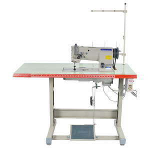 Machine à coudre industrielle à 2 aiguilles, triple alimentation, point noué, double aiguille - Product Image 4