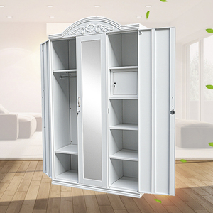 Armadio Moderno in Metallo a 3 Ante Estensibile <span class=keywords><strong>e</strong></span> Pieghevole per Camera da Letto, Vendita all'Ingrosso - Product Image 5