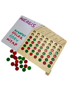 Tableau de suivi hebdomadaire des tâches et des responsabilités pour enfants en bois avec surface acrylique, tableau de récompenses Montessori, jouet éducatif pour le développement du comportement - Product Image 3