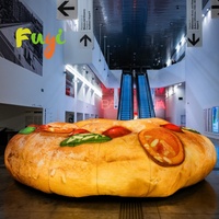 Modèles alimentaires gonflables, modèle de dessert gonflable, modèle de pain gonflable, anneau de beignet gonflable pour la publicité des boulangeries et la décoration d'événements