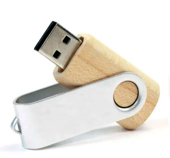 Free Design Laser Print 16GB Memoria USB 4 GB USB Memory Stick 32GB Wood Swivel USB Flash Drive