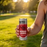 Seltzer Alto en Proteínas, Sabor Afrutado Dulce y Refrescante, Proteína de Suero 10%, 10% ABV, Bebida Alcohólica Espumosa para Después del Ejercicio, OEM/ODM