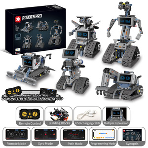 Kaiyu K96170 Robot Interstellare 5 in 1 con Luci LED a Cambio Espressione, Giocattoli STEM per Bambini, Set di Blocchi da Costruzione Programmabili Fai-da-Te - Product Image 6