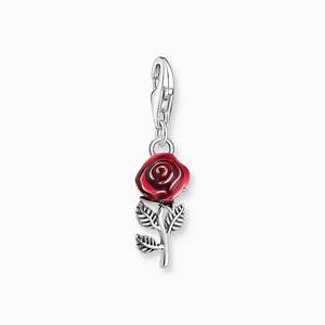 Nouvelle série d'amour en acier inoxydable zircon or argent pendentif baiser rose vin rouge lettre d'amour bonbons doux saint valentin charme cadeau - Product Image 5
