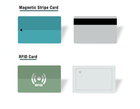 Carte RFID PVC personnalisée, carte d'identité IC NFC, carte de contrôle d'accès RFID 125Khz 13.56Mhz, carte RFID intelligente sans contact imprimable