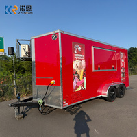 Camion de restauration professionnel pour tacos et burritos, certifié CE, en acier inoxydable, pour pizzas, conforme aux normes américaines
