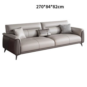 Fábrica europea de lujo moderno salón cuero esquina sofá conjunto sofás de oficina - Product Image 6