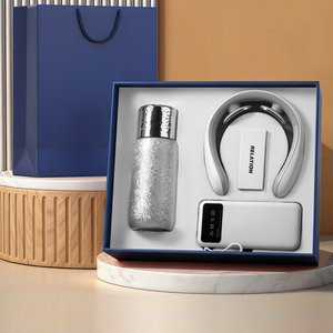 Set de Regalo de Masajeador Cervical Inteligente con Batería Externa de 10000mAh y Botella Térmica, Paquete de Bienestar Corporativo para el Agradecimiento a los Empleados - Product Image 1