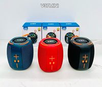 Haut-parleur sans fil portable V37MINI, prix d'usine, 8W avec lumière RGB, haut-parleur de fête à domicile, caisson de basses pour une utilisation intérieure et extérieure