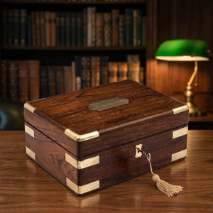 Customized Traditional Square Wooden Opaque Urn <b>Box</b> Keepsake Cremation Ashes Storage Jar <b>Memorial</b> Container Anti-Theft Metal - Product Image 1