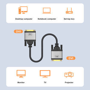 <span class=keywords><strong>Dual</strong></span> <span class=keywords><strong>Link</strong></span> mendukung resolusi tinggi 2560x1600 <span class=keywords><strong>DVI</strong></span> ke kabel <span class=keywords><strong>DVI</strong></span> <span class=keywords><strong>DVI</strong></span>-D 24 + 1 kabel berlapis emas untuk Gaming, DVD, Laptop, HDTV - Product Image 4
