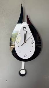 <span class=keywords><strong>Orologio</strong></span> da parete a goccia in acrilico <span class=keywords><strong>orologio</strong></span> da parete con altalena per la casa soggiorno <span class=keywords><strong>orologio</strong></span> decorativo silenzioso per camera da letto - Product Image 5