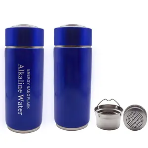 New Custom Portable Mineral Alkaline Filter Water Bottle Ionizer Filter Bottle Cup Make Drinking Water Alkaline Heath Water