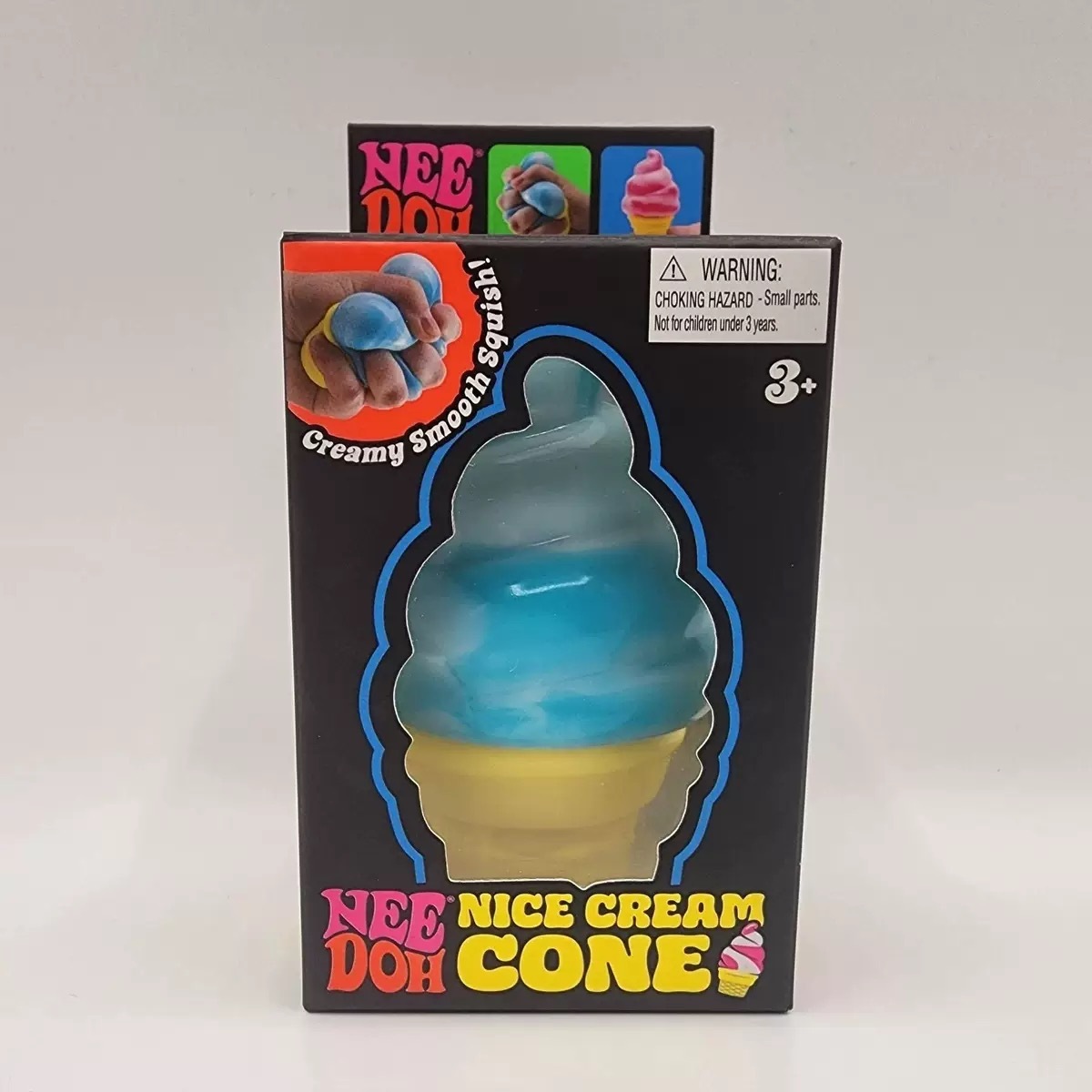 Cono de helado [en caja] azul