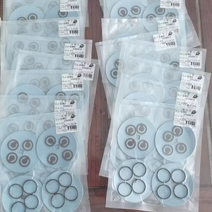 Pompe à vide à diaphragme de remplacement Chengji CJ-D90mm 20696839 MD12C FH-12C, ensemble de 8 pièces en PTFE - Product Image 4