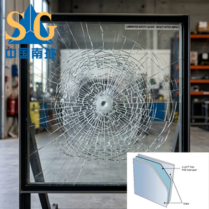 Pannelli di Vetro Laminato per Facciate Continue, Edifici <span class=keywords><strong>Grattacielo</strong></span>, Vetrate Trasparenti Temperate Riflettenti su Misura - Product Image 3