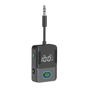 Adaptateur <span class=keywords><strong>audio</strong></span> BT 5.3 2-en-1 avec double microphone, récepteur et émetteur, appels mains libres, autonomie de 15 heures <span class=keywords><strong>pour</strong></span> voiture, téléviseur, <span class=keywords><strong>casque</strong></span> BR16 - Product Image 4