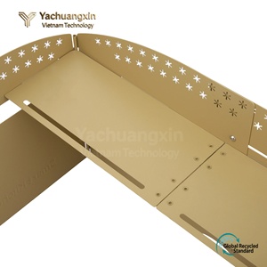Pantalla Plegable de Acero Aleado Resistente al Viento para Estufa de Camping, Deflector de Viento de 4 Paneles para Barbacoa y Picnic al Aire Libre - Product Image 6