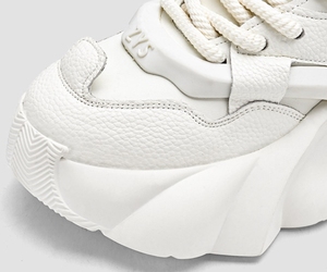 Zapatos Blancos Pequeños 2024, Black Knight, Nuevos, Resistentes al Desgaste, con Suela Gruesa y Aumento Interno, Zapatos Casuales - Product Image 3