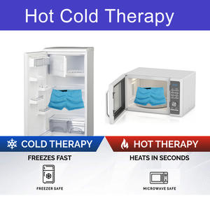 Venta al <span class=keywords><strong>por</strong></span> mayor 3-en-1 Gel Ice Pack Wrap caliente/frío/hielo con velcro para aliviar la migraña Alivio del estrés <span class=keywords><strong>y</strong></span> gorra para el <span class=keywords><strong>cuello</strong></span> - Product Image 4