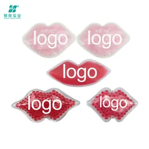 MOEN Logotipo personalizado Imprimir Reutilizable Lip Ice Pack Cool Ice Gel Pack