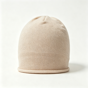 Bonnet en tricot rayé avec logo personnalisé ACE, pompon en fausse fourrure, design imprimé, 100% acrylique, unisexe, bonnet d'hiver - Product Image 3