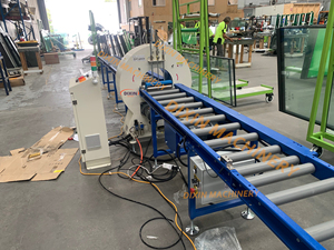 Machine d'emballage horizontale automatique pour panneaux, machine d'emballage orbital pour tubes, tubes plats, cadre plat, machine d'emballage orbital pour film - Product Image 3